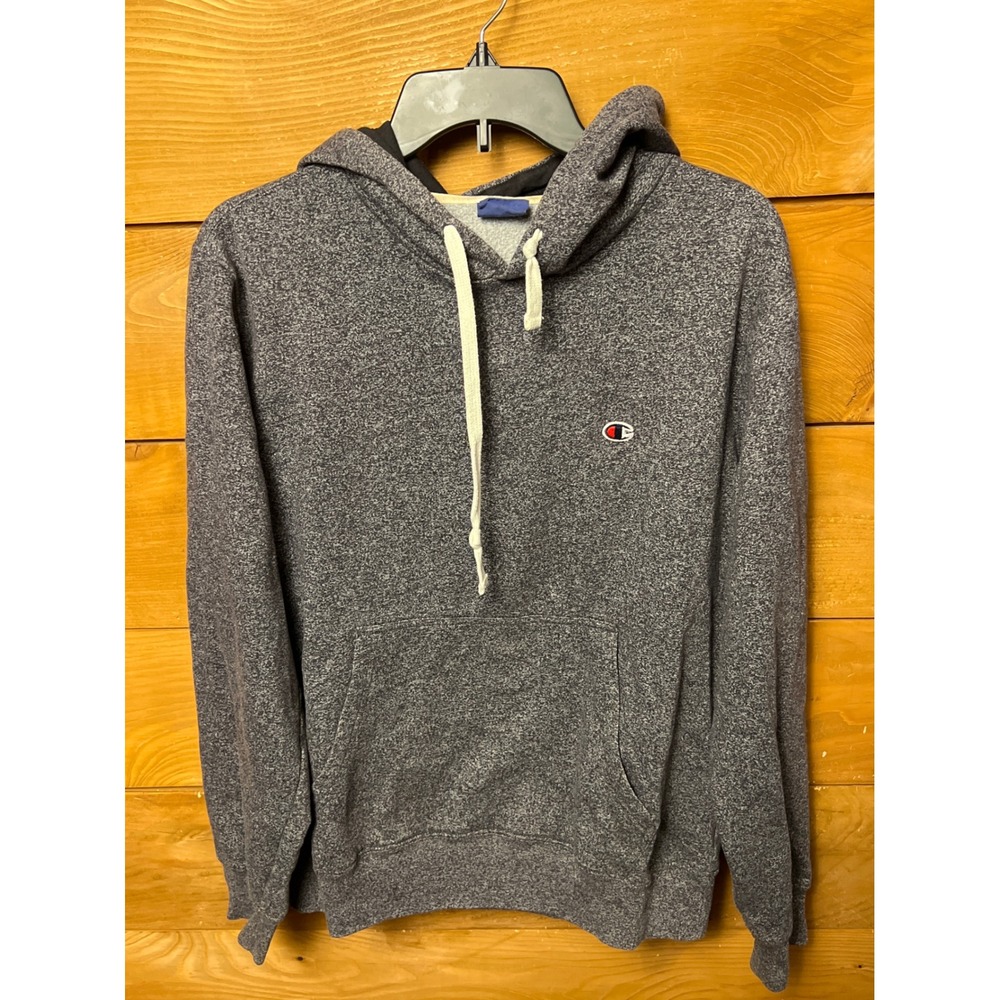 Champion Authentic Heather Grey Hoodie Pullover Athletic Size XL Embroidered NWT
